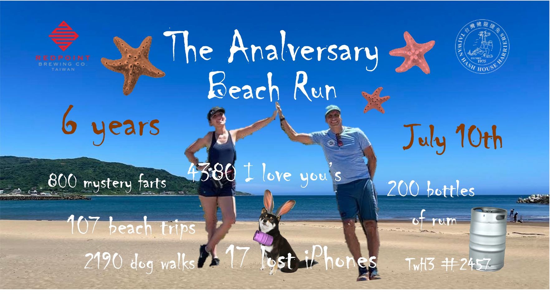 #2457- The Analversary Beach Run
