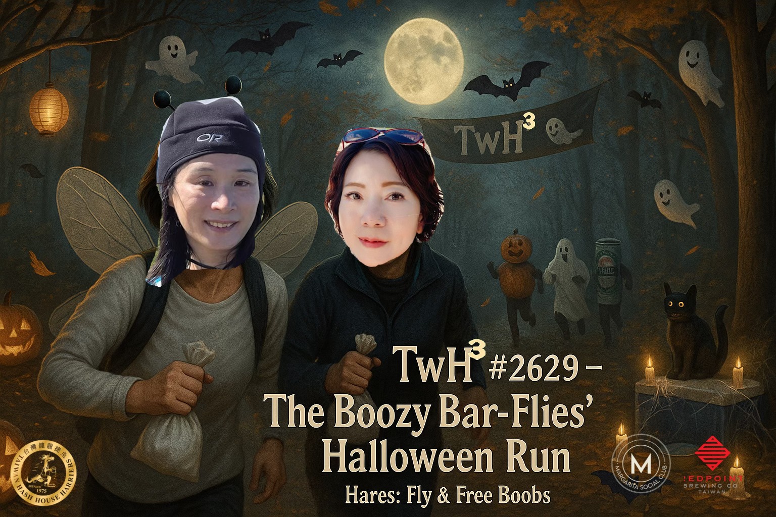 #2629 - The Boozy Bar-Flies' Halloween Run